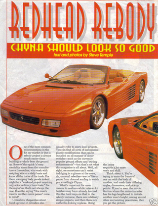 Illustration for article titled Backyard Ferrari Of The Day: Fierrari 512 Testarossa